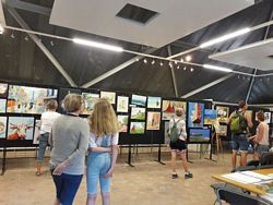 Vue de la salle d'exposition